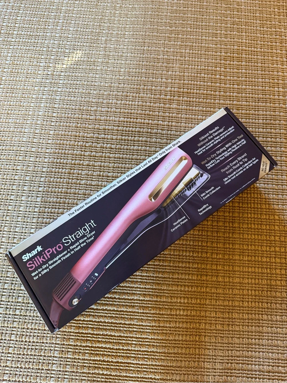 Shark Beauty SilkiPro Straight Wet to Dry Straightener + Rapid Blow Dryer NWT